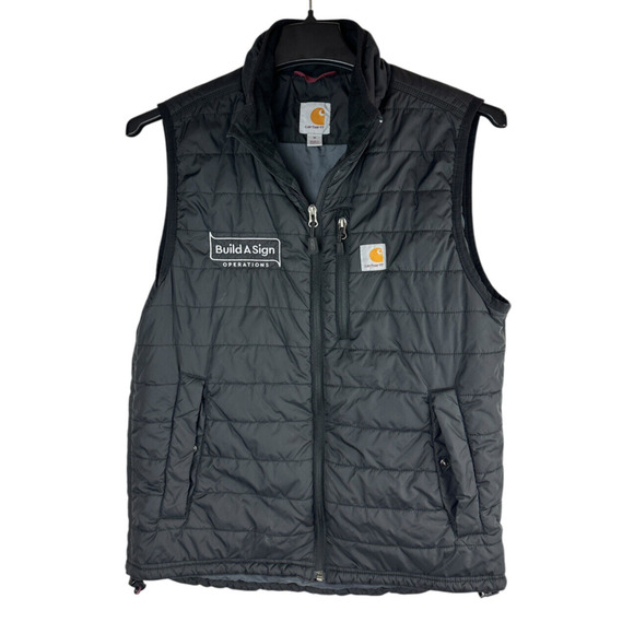 Carhartt Men's Rain Defender Insulated Vest Relaxed Fit Blk Medium *Company Logo - Picture 4 of 12